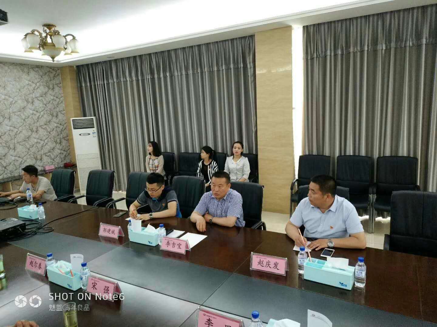 5月21日省市组织部领导深入净月厂区开展非公党建调研。